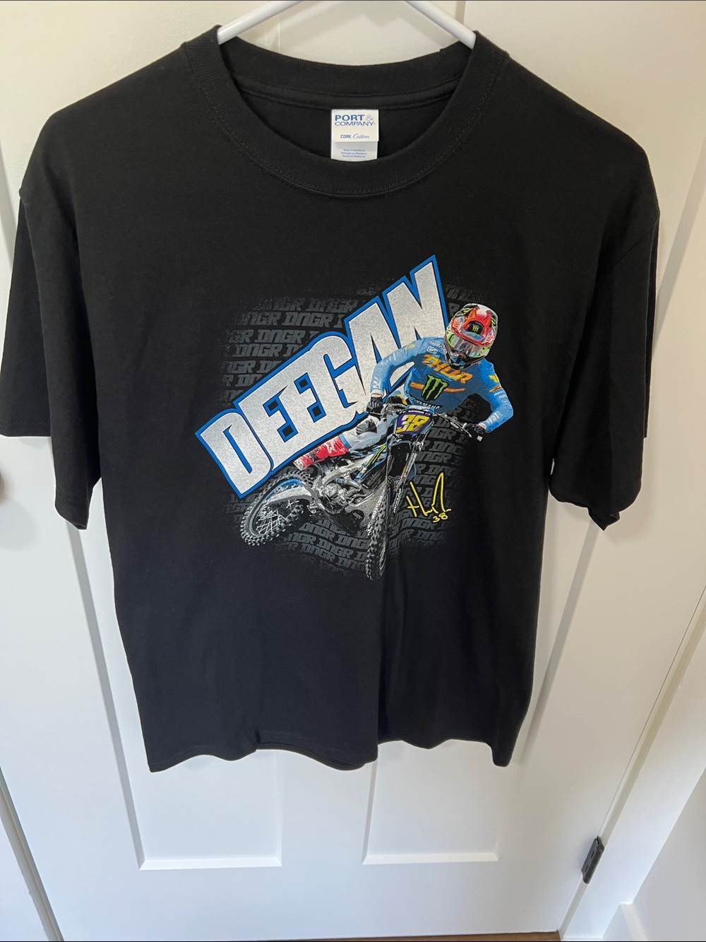 NWOT Haiden Deegan Danger Boy 38 Graphic Tee Double Sided Black Medium